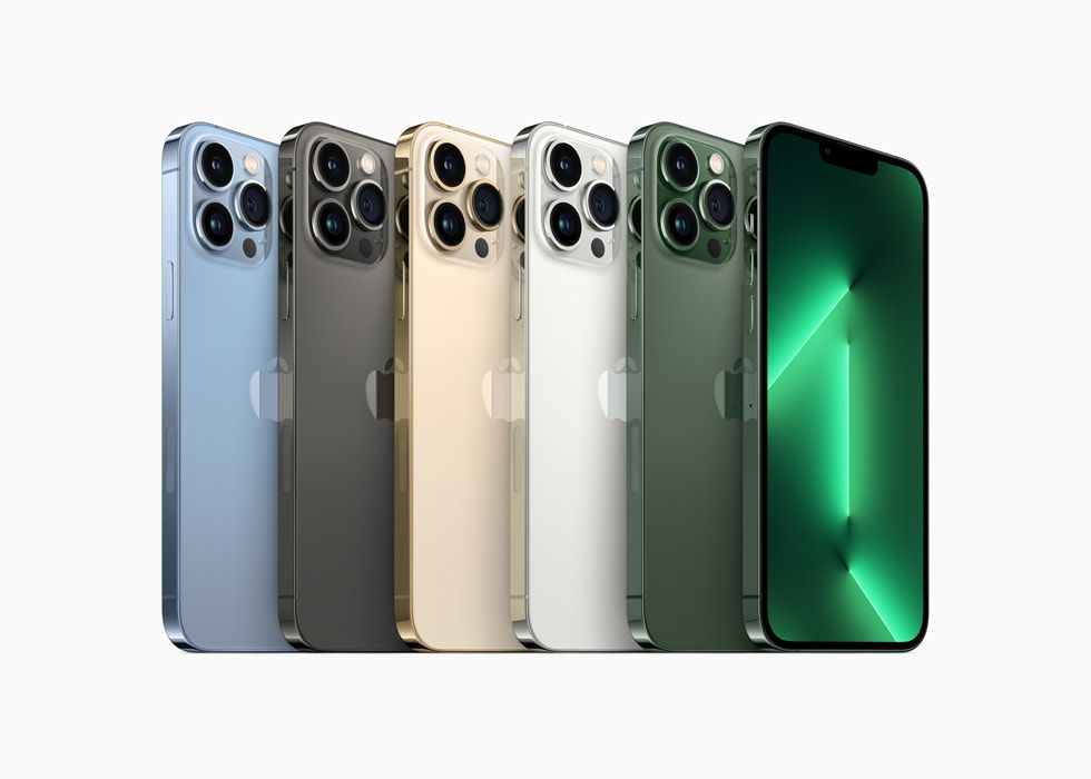 Apple iPhone 13 Pro (Unlocked, 128GB)  6.1” Super Retina XDR, A15 Bionic Chip, Pro Camera System Refurbishment GSM Phone【Lowest Price Online】