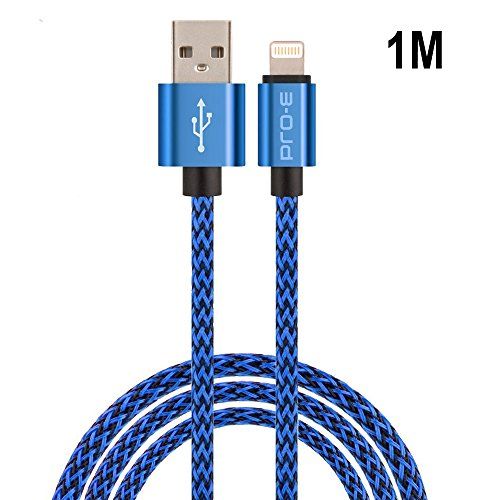 Nylon USB To iPhone Charging Cable  