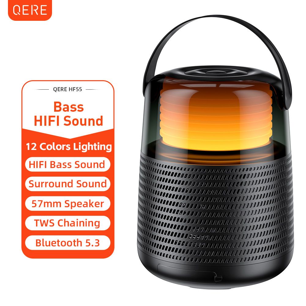 Bluetooth Speaker Colorful LED Atmosphere Light Wireless Mini Mini Portable Home Outdoor Entertainment Atmosphere Supplies