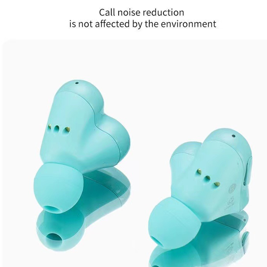 Heartbuds Heart-shaped Headphones Heart Girl In-ear Wireless Bluetooth Noise-cancelling Headphones Bluetooth Headset Earphones