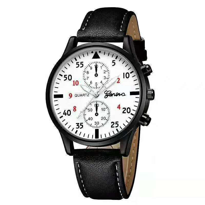 Geneva Men's Busines two-eye alloy wristwatch