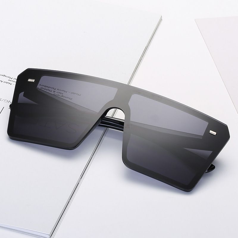 1917 Women's New Fashion One-Piece Sunglasses Large Frame Square Sunglasses