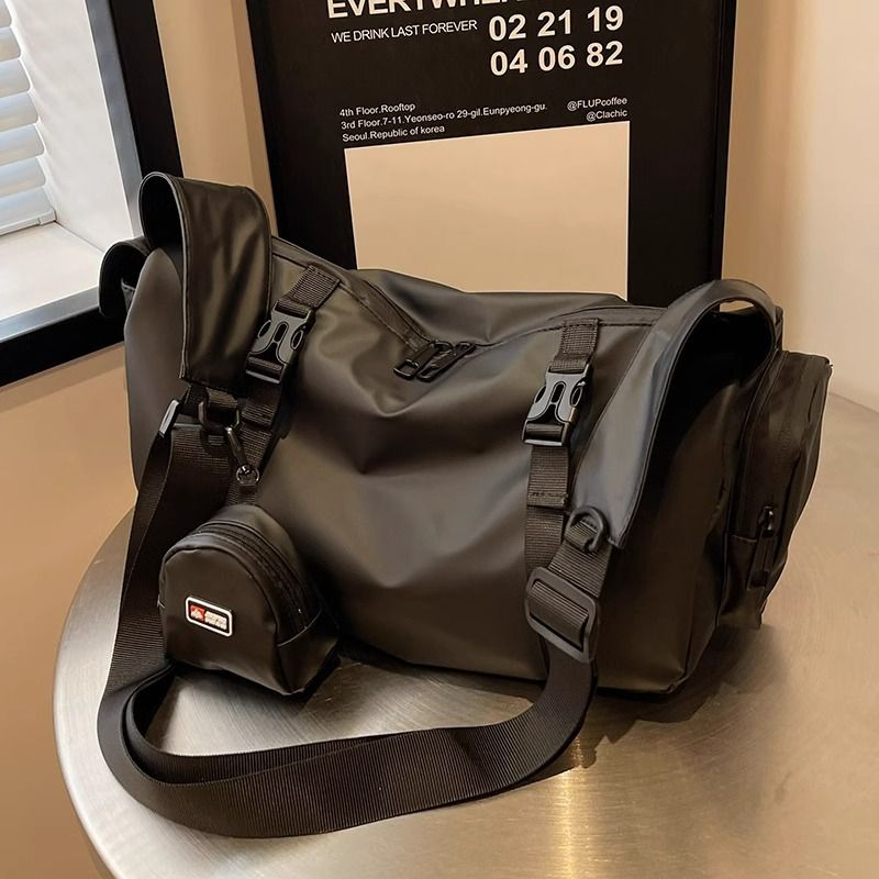 Large Capacity Waterproof Sports Gym Bag Stylish Crossbody Travel Shoulder Bag for Women Students
