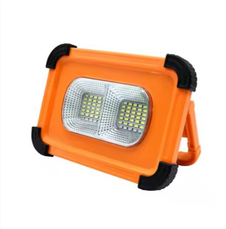 Outdoor Waterproof Power Bank Magnetic Base Rechargeable Solar Emergency Light Portable LED Solar Flood Light