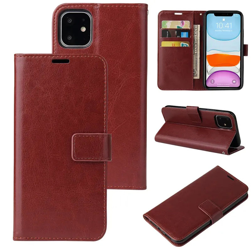 Phone Cover Case For Samsung Galaxy A12 Shockproof Retro PU Leather TPU Inner Wallet Case