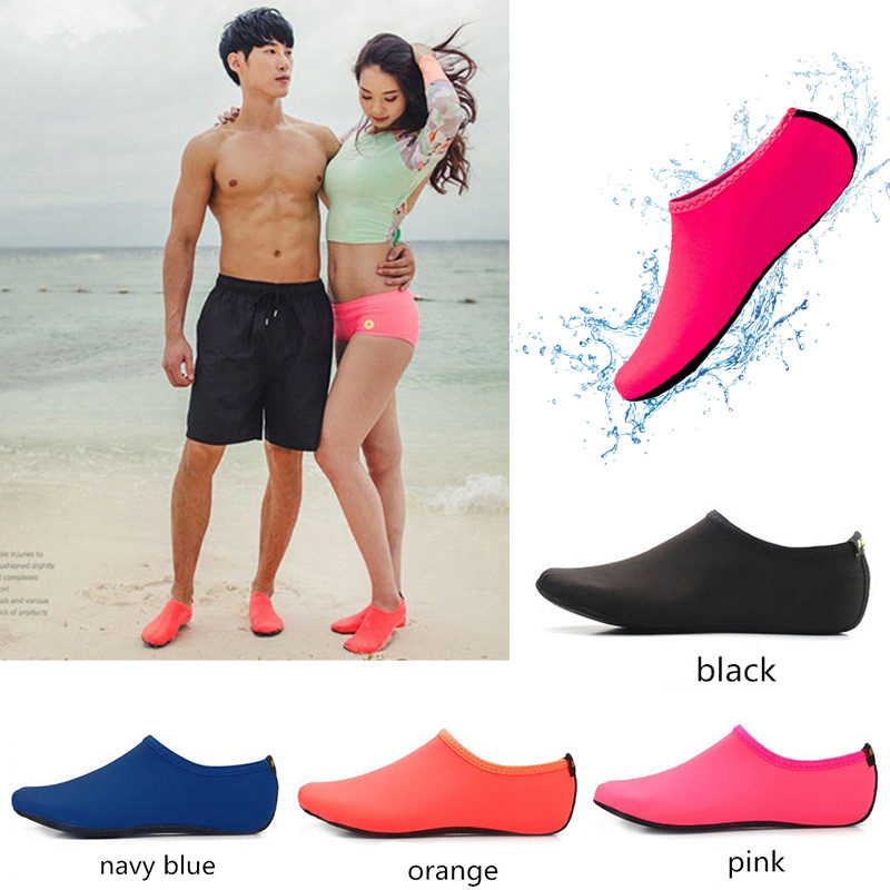 X103 Water Shoes Men Women Swimming Socks Printing Color Summer Beach Sneakers Seaside Sneaker Socks Slippers for Men Women