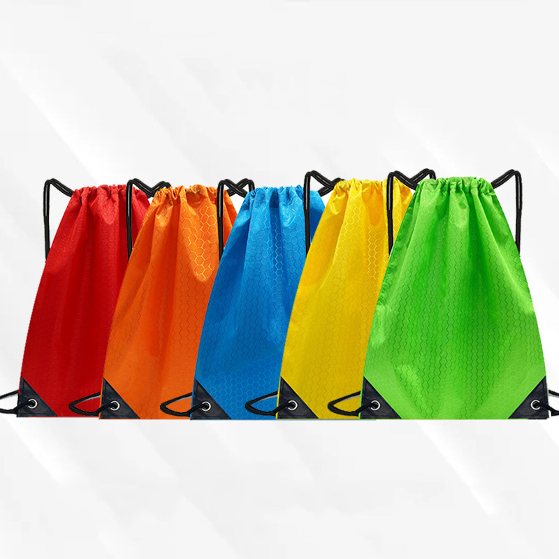 TBD03 Soccer Drawstring Bundle Pocket Football Backpack Oxford Fabric Men Shoulder Travel Storage Bag As Boy Gift Draw String Bags