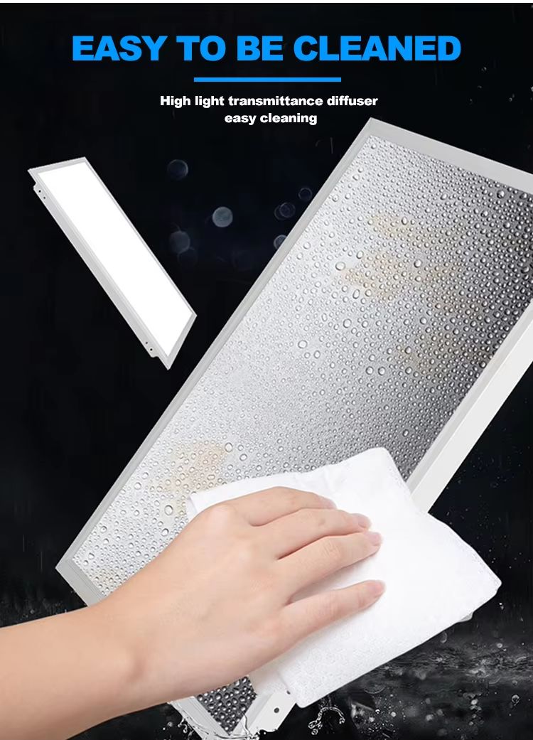AUNONT Recessed Panel Aluminum Bucket Light Ceiling Flat Panel Light 300*600 Square LED Recessed Kitchen Light Bathroom Integrated Ceiling Light 300*300 Panel Light Ultra-thin Purification Light led Bucket Flat Panel Light Suitable for Kitchen Bathroom Office Balcony etc.