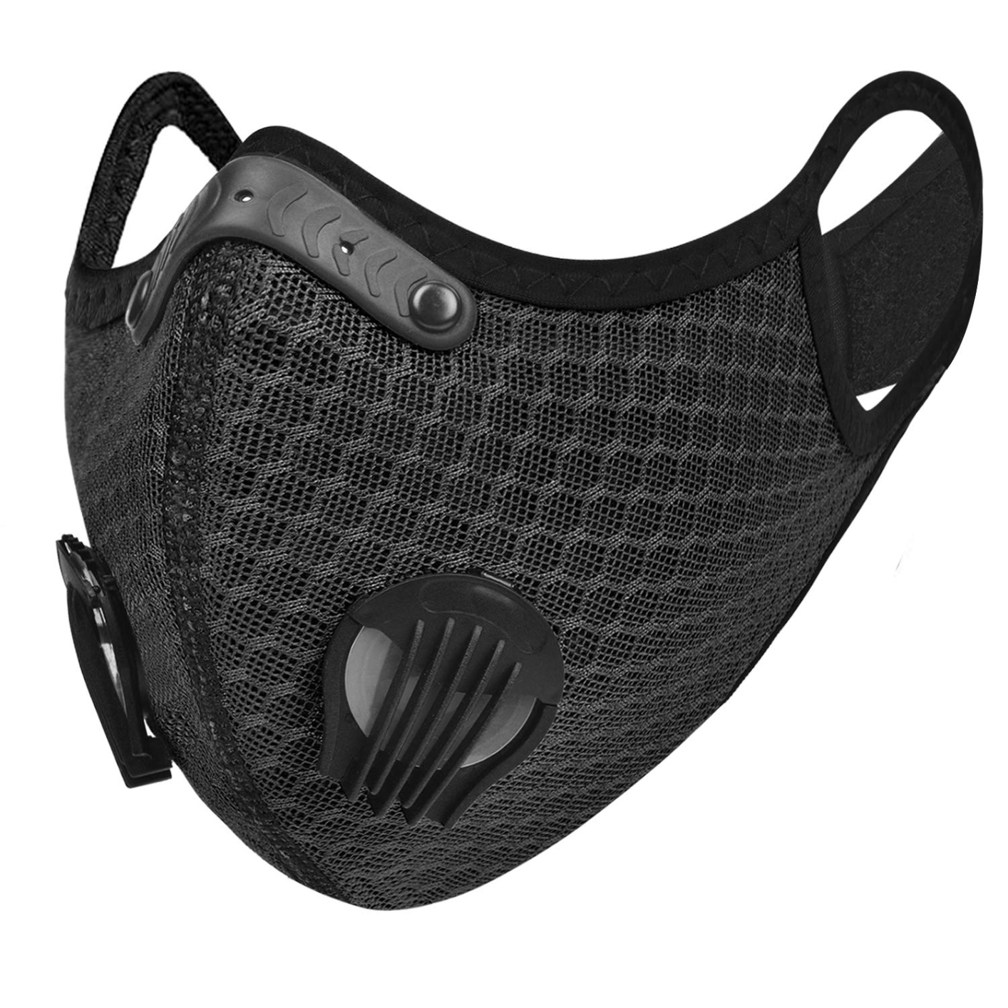Breathable Face Mask with Valves Ventilated Sports Elevation Masks for Men Women Workout Exercise Training Gym