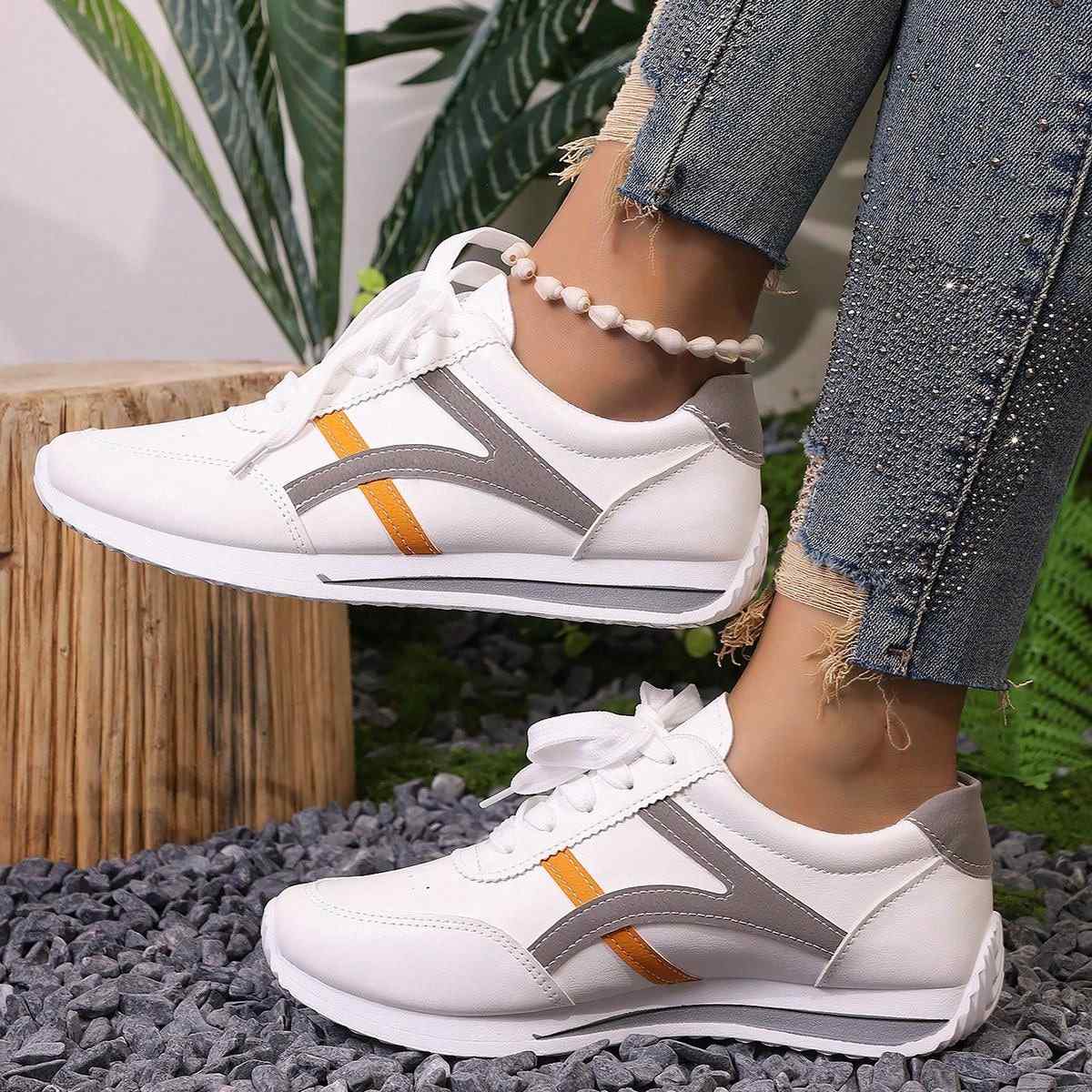 2024 new network red autumn comfortable breathable little white shoes ins tide all match Forrest Gump sports shoes women 01162