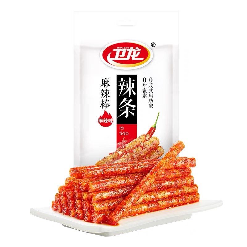 Weilong 78g/Bag spicy strips small spicy stick childhood classic spicy taste casual and durable spicy snacks