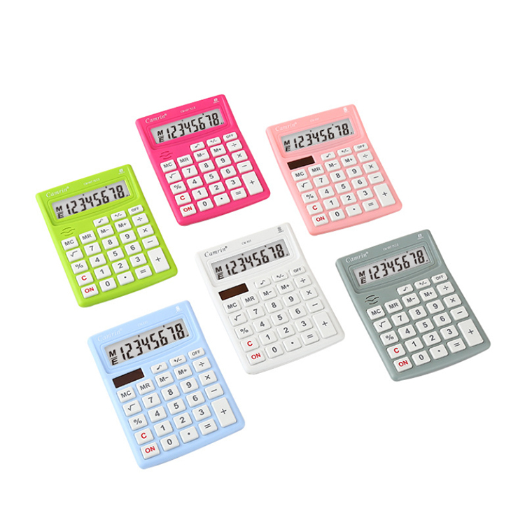 CM-68V PLUS 8 Digits Electronic Calculator Large Screen Desktop Calculators Home Office School Study Calculators Financial Accounting Tools