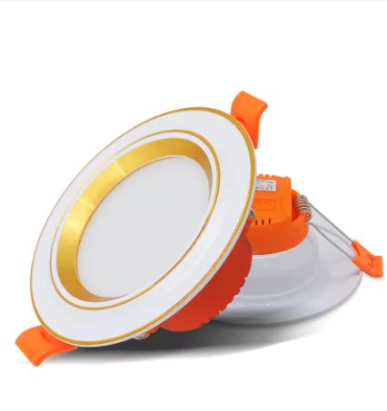 2pcs in Box LED 220V Downlight 3 Colors Pin Light LED Ceiling Light 5W Spot LED Recessed Mounted Bedroom