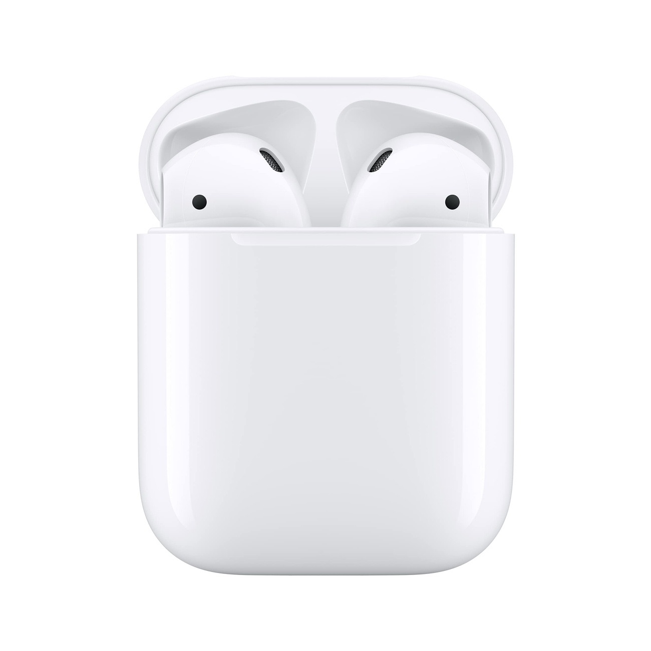 For Apple AirPods (2nd Generation) Wireless Earbuds with Lightning Charging Case Included. Over 24 Hours of Battery Life, Effortless Setup. Bluetooth Headphones for iPhone
