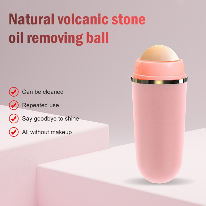 21-868 Volcano Stone Oil Absorbing Ball Portable Facial Oil Removing Pore Cleaning Non Makeup Removing Facial Oil Absorbing Ball