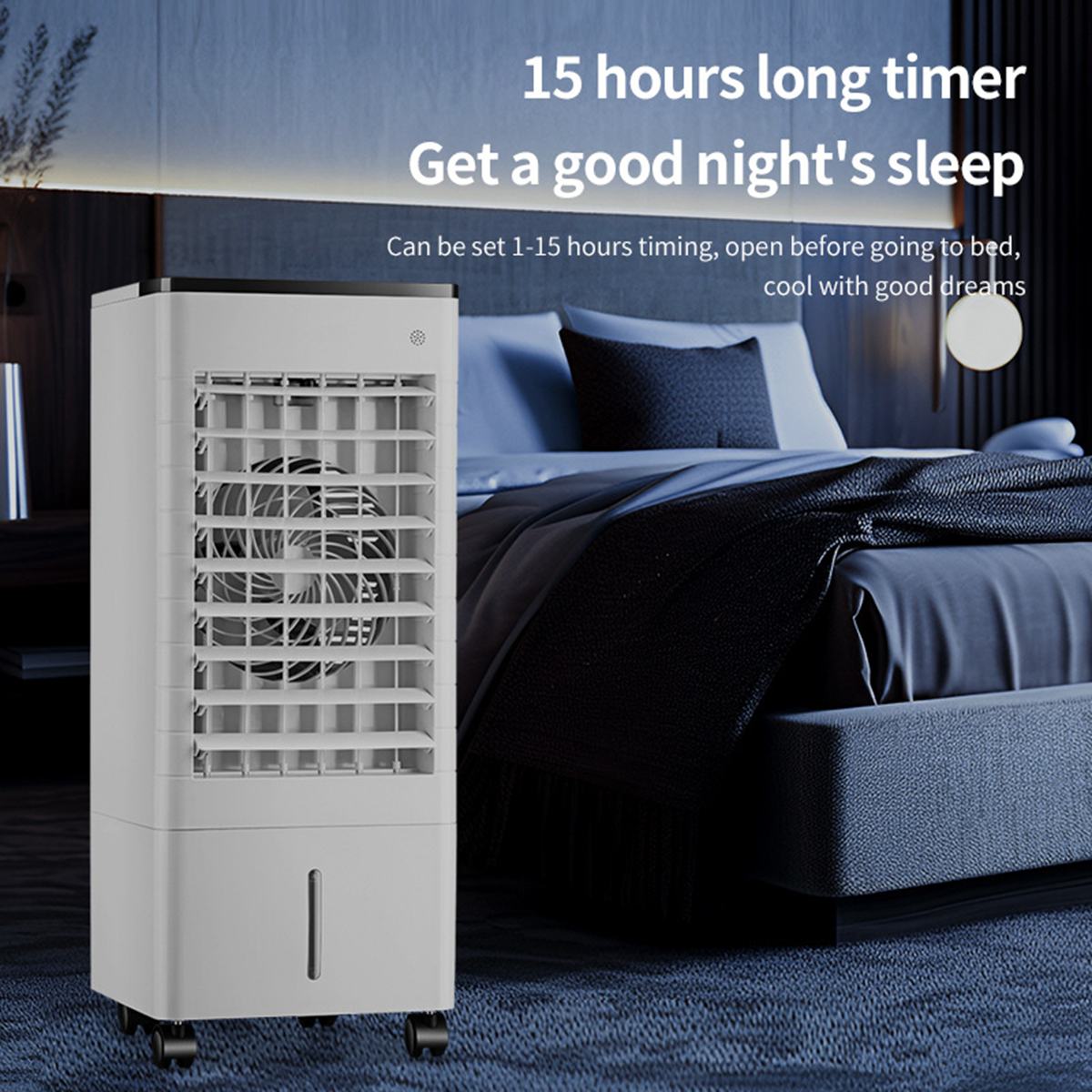 fan household high-end refrigeration small air conditioner vertical circulating air cooler voice remote control chilled water fan
