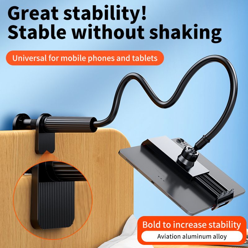 Phone Holder，spiral base， Bed desktop, bedside phone, tablet stand multi functional durable CRRSHOP free shipping
