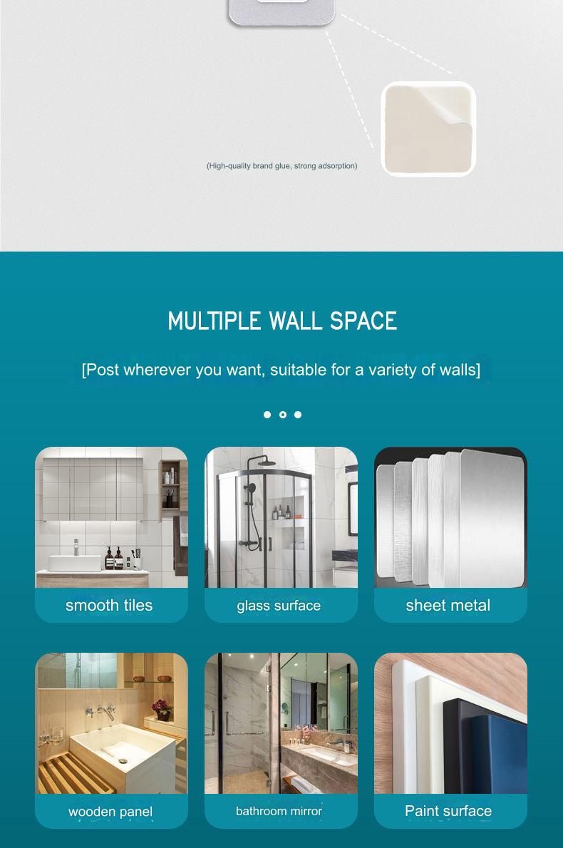 Retractable bathroom waterproof mobile phone box with Bluetooth speaker, punch-free 360° rotating mobile phone holder