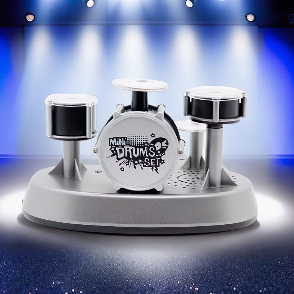 Finger Drums, Mini Drum, Rock Drum Set, Toy for Kids, Touch to Play, Boys, Girls, Gift