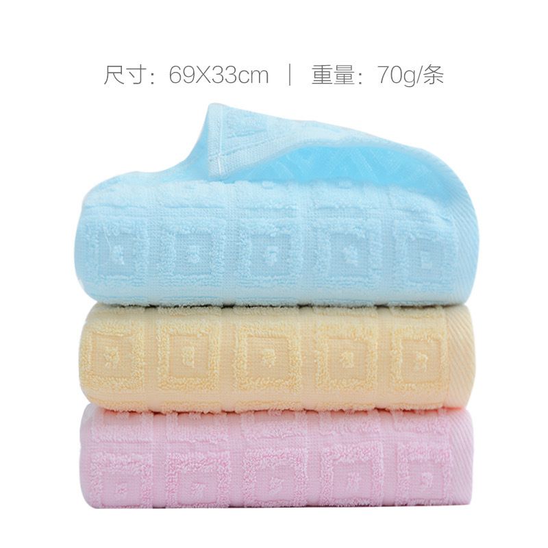 6415 Cotton Bath Towels, Plain Soft & Absorbent Bathroom Towels with Embroidery Logo