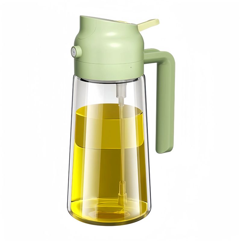 Wannilen Olive Oil Sprayer for Cooking - 2 in 1 Olive Oil Dispenser for Kitchen Gadgets, Air Fryer, Salad, and BBQ