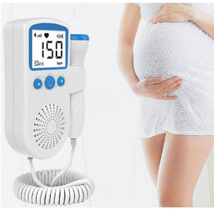 Prenatal Fetal Doppler Monitor baby Heart rate Sound Detector