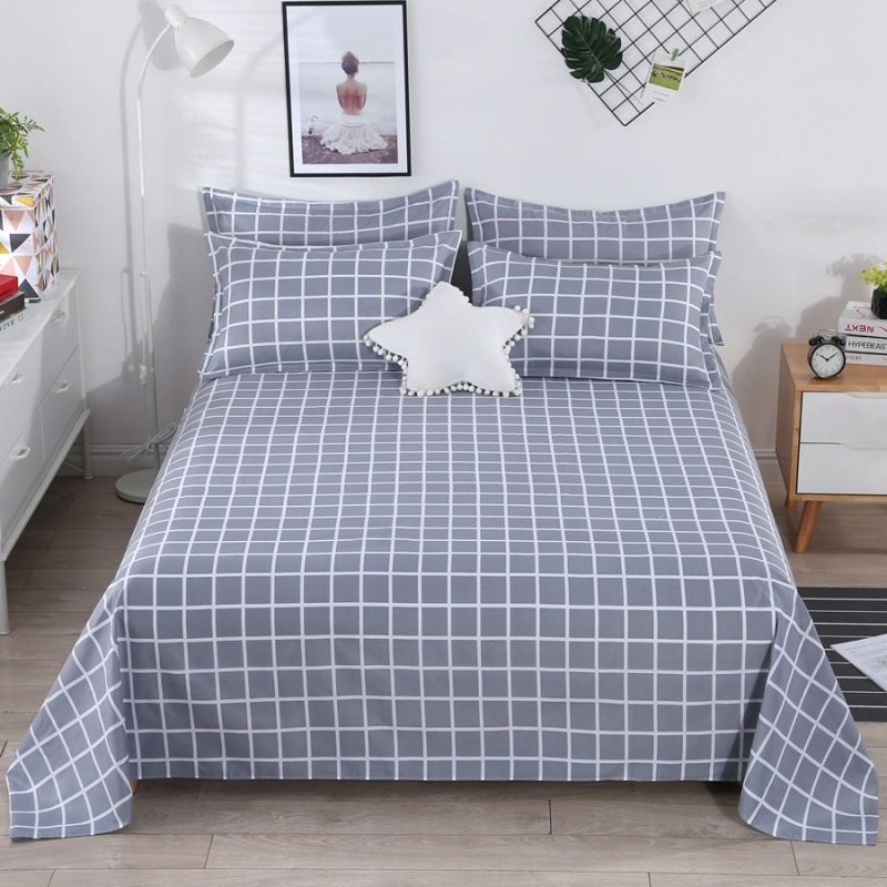 Polyester bed sheets pillowcase 48*74cm pillowslip 120*230cm ,160*230cm,200*230cm sheet free shipping02#
