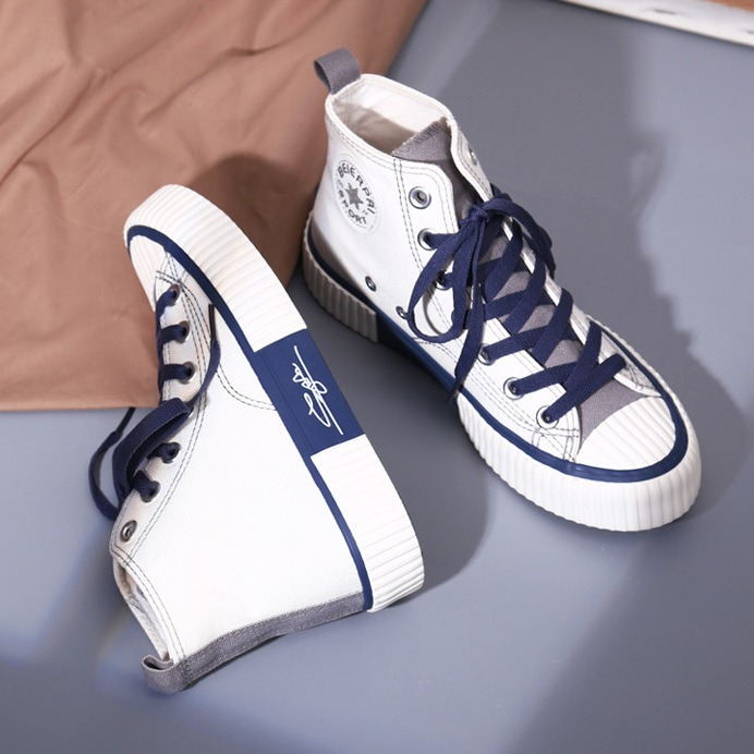 New Products, Ladies Shoes, Casual Shoes, High-top Canvas Shoes