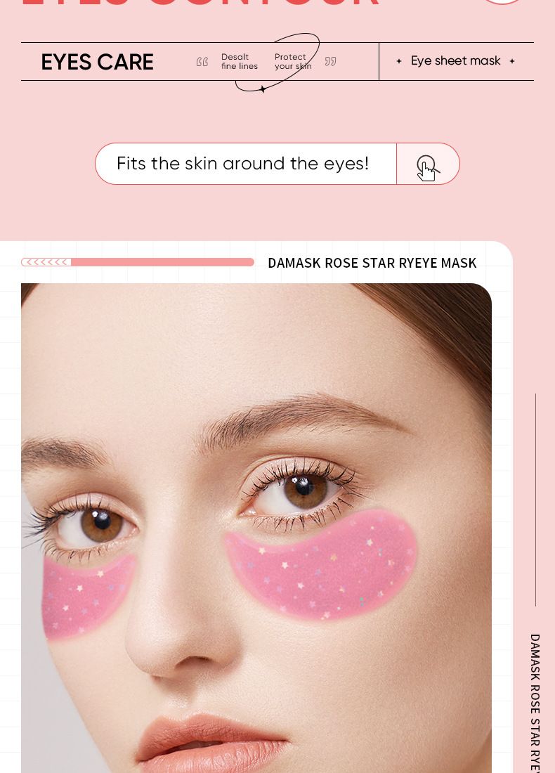 Rose Starry Sky Eye Mask Hydrating Eye Care Eye Mask