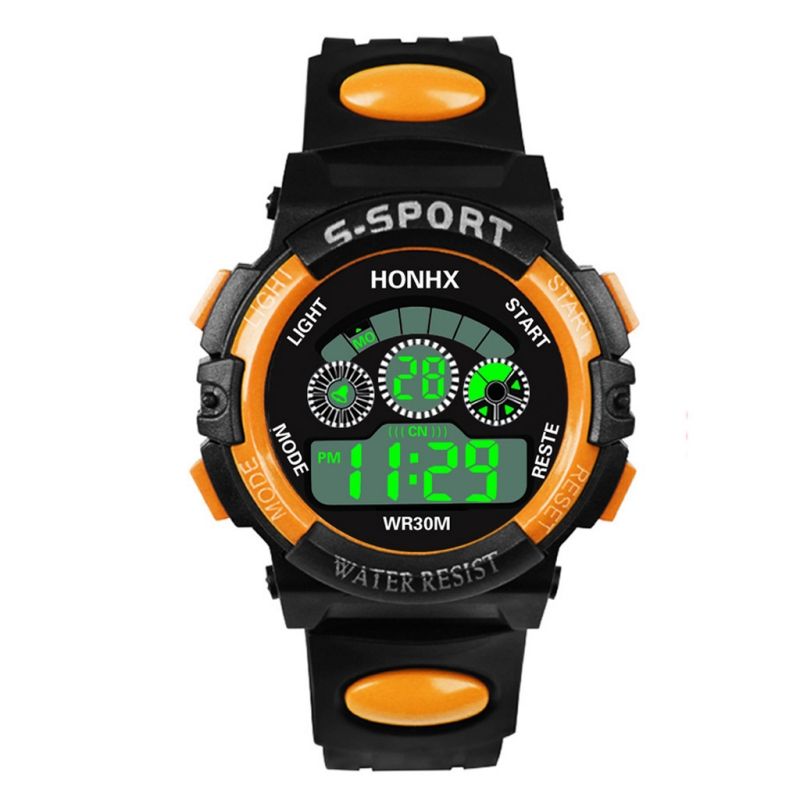 Wrist Watch Time Date Week Sports Watch alarm noctilucent multi functional electronic watch 