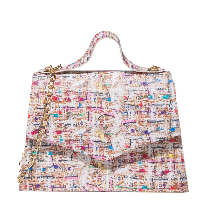 JYD159 Trendy Printed Messenger Bag Small Square Bag Women's Shoulder Bag