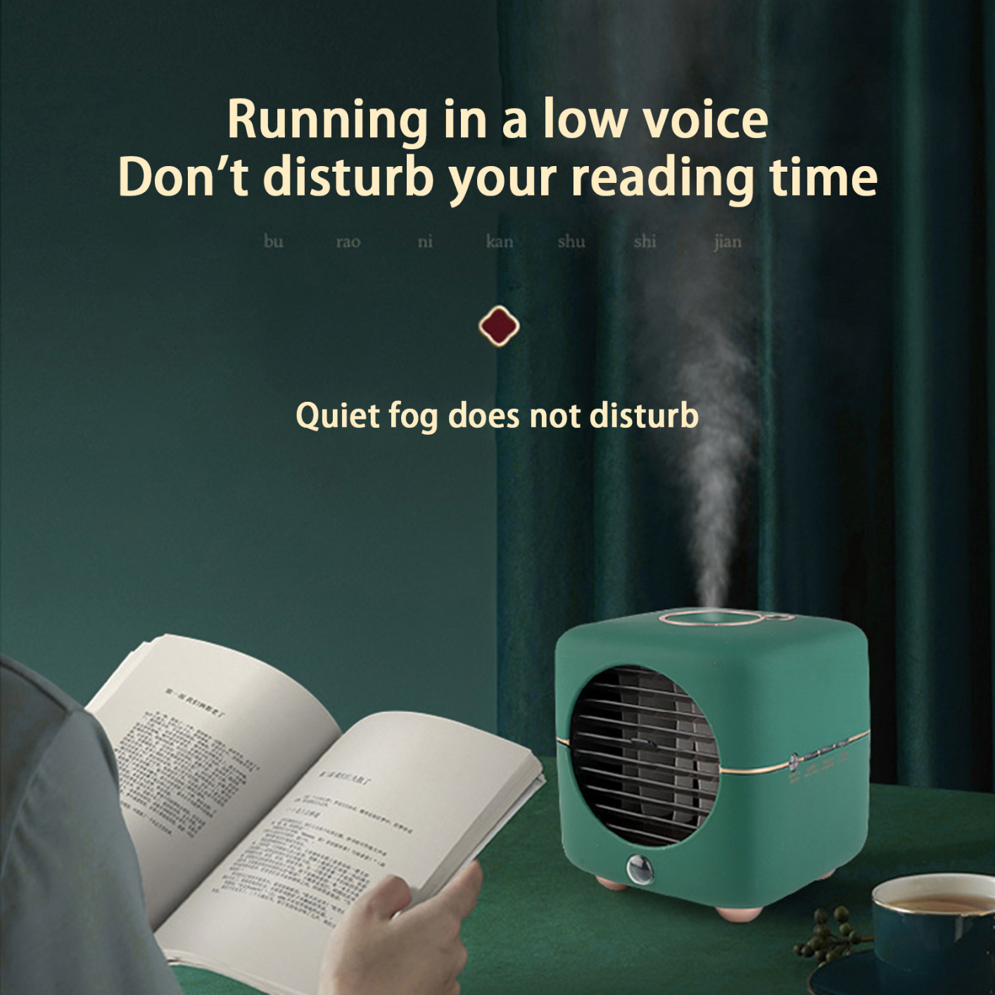 Desktop Natural Wind Mode Air Cooler Humidifying Spray Cooling Desktop Usb Small Fan Mini Water
