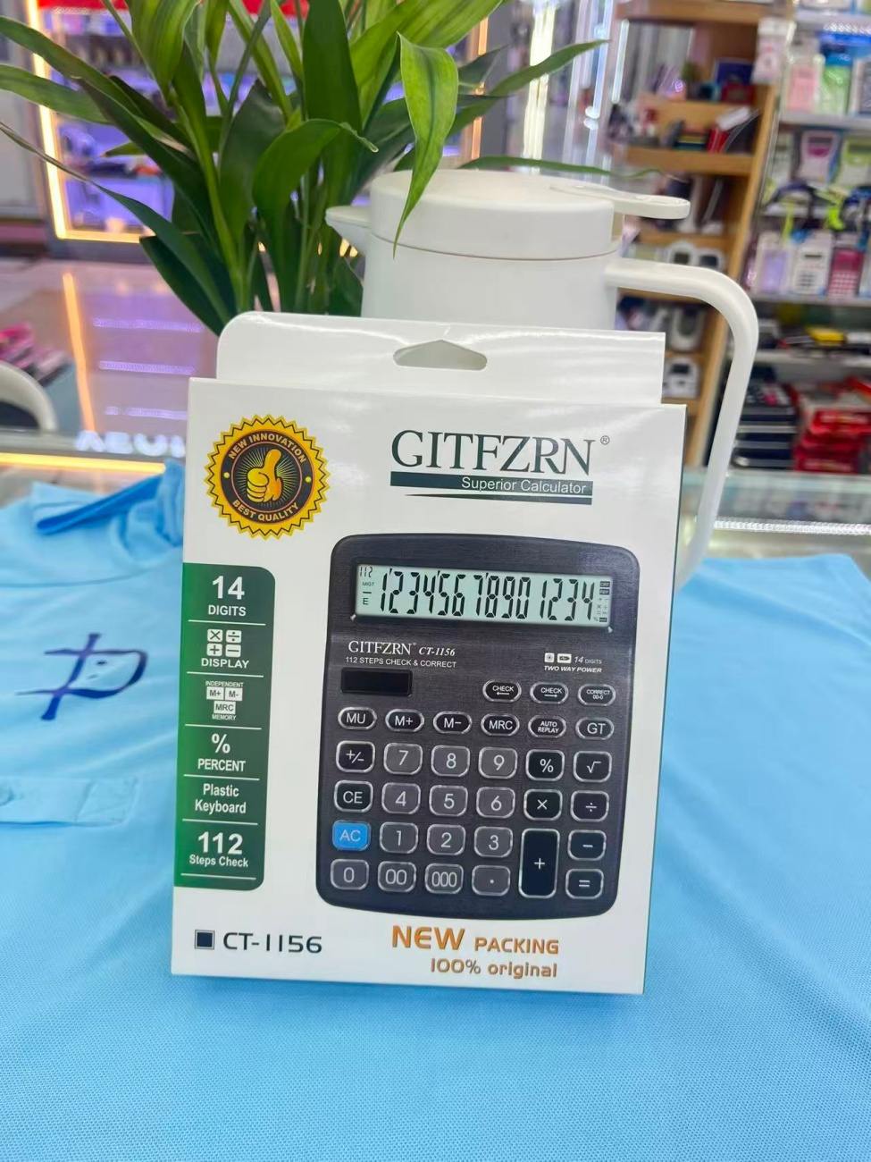 Stylish Large Display Multi-Function Calculator Portable Cute Math Calculating Machine for Students Finance Accounting Office Home Use