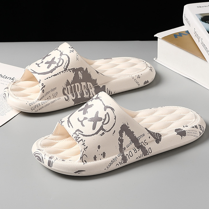 628 Women's Summer Fashion Cute Casual Non-Slip Slippers Home Comfortable Soft Sole Slippers