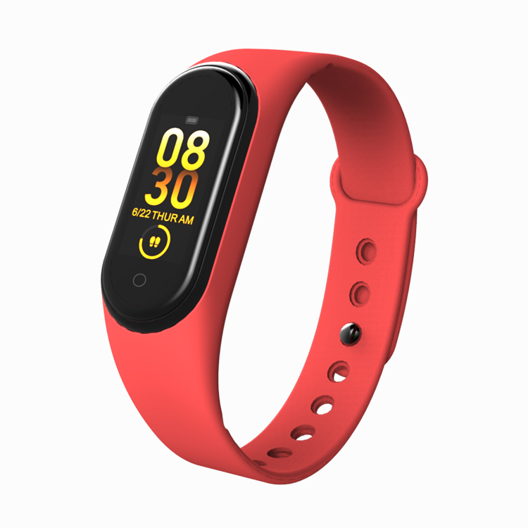 AUNONT M4 Pro Smart Band Thermometer New M4 Band Fitness Tracker Heart Rate Blood Pressure Fitness Bracelet Smart Watch for Android iOS