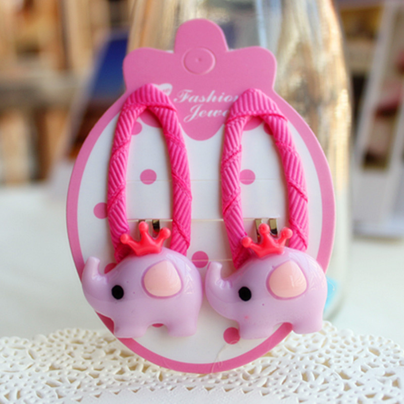  4PCS Children's hair card female baby cute hair clip super cute 2022 new girls princess resin BB clip hair accessories