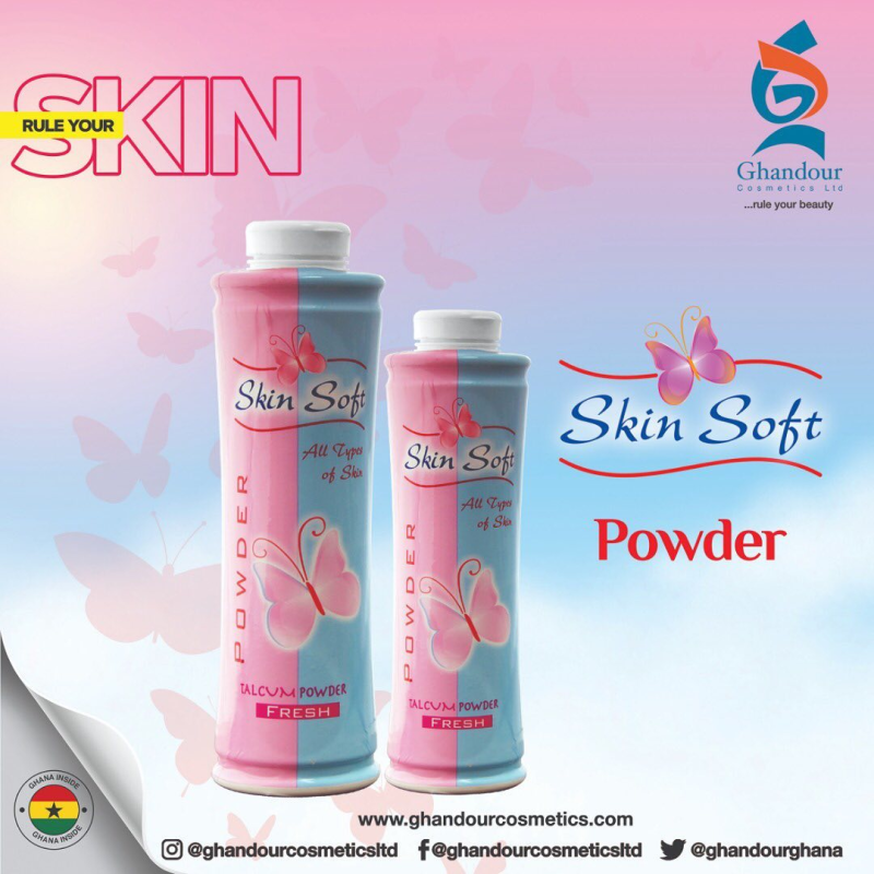Ghandour Cosmetic Skin Soft Body Powder Skin Care 80g
