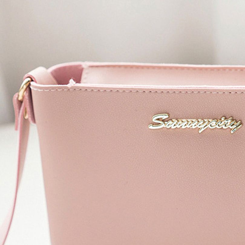 Soft Leather Women Bag Set Luxury Brand Fashion Designer Female Shoulder Bag