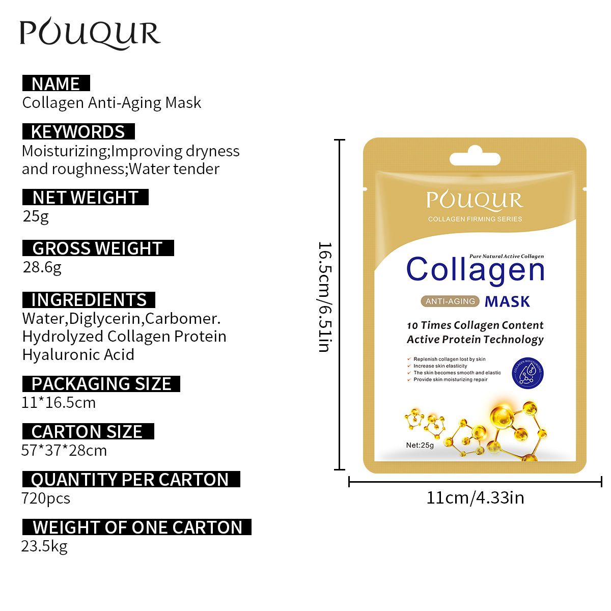 Collagen Essence Facial Mask Sheet Soothing & Moisturizing, Redness & Sunburn Relief, Daily Skin Treatment Solution Sheet Mask - Hydrating & Soothing Facial Mask with Panthenol-Hypoallergenic Self Care Sheet Mask for All Skin Types - Natural Home Spa Treatment Masks