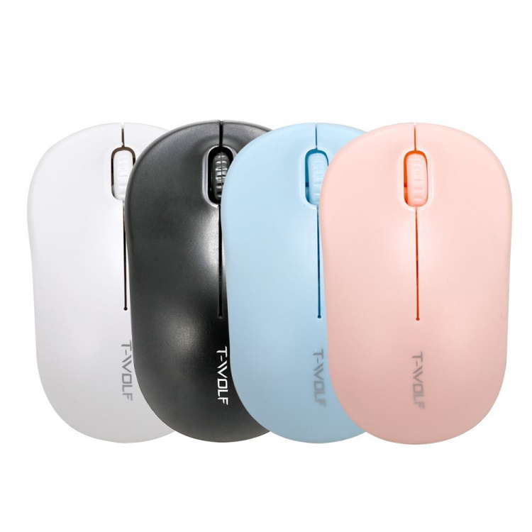 T-Wolf 2.4G Wireless Optic Mouse Q4 Color of Macaron