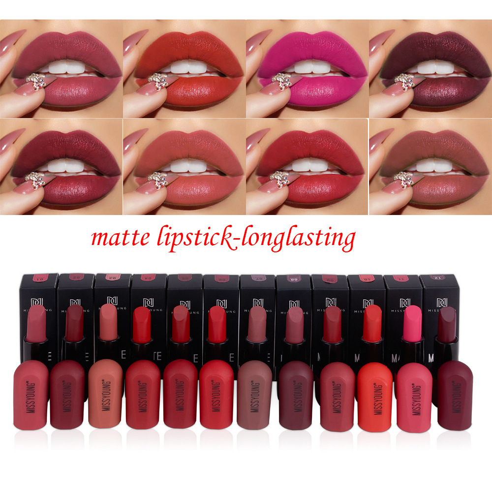 LS-572 Capsule Pills Lipstick Mini Matte Lipstick Sets for Black Women Long Lasting labiales mate 24 horas, Nude Red Mini 24 Hour Stay on Matte Lipstick Bulk and Lip Liner