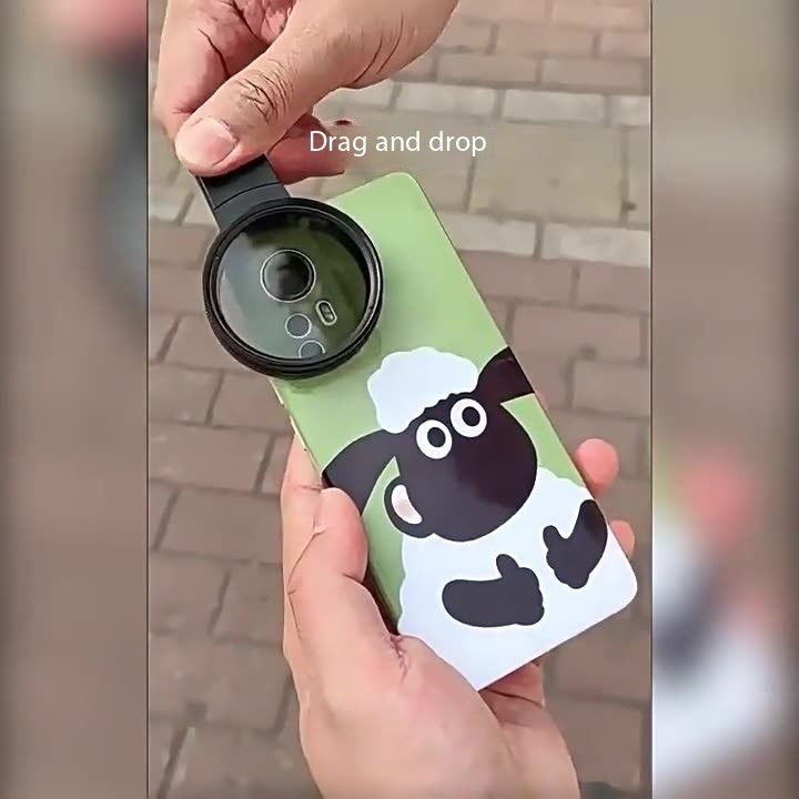 52mm Mobile Phone Photography Polarizing Filter (CPL) Clip - on, a Magic Tool for Eliminating Reflections and Providing High - Definition Filtering
