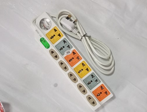 11-Way Electric Power Strips Multi-Plug Universal Outlet Extension Cord Socket
