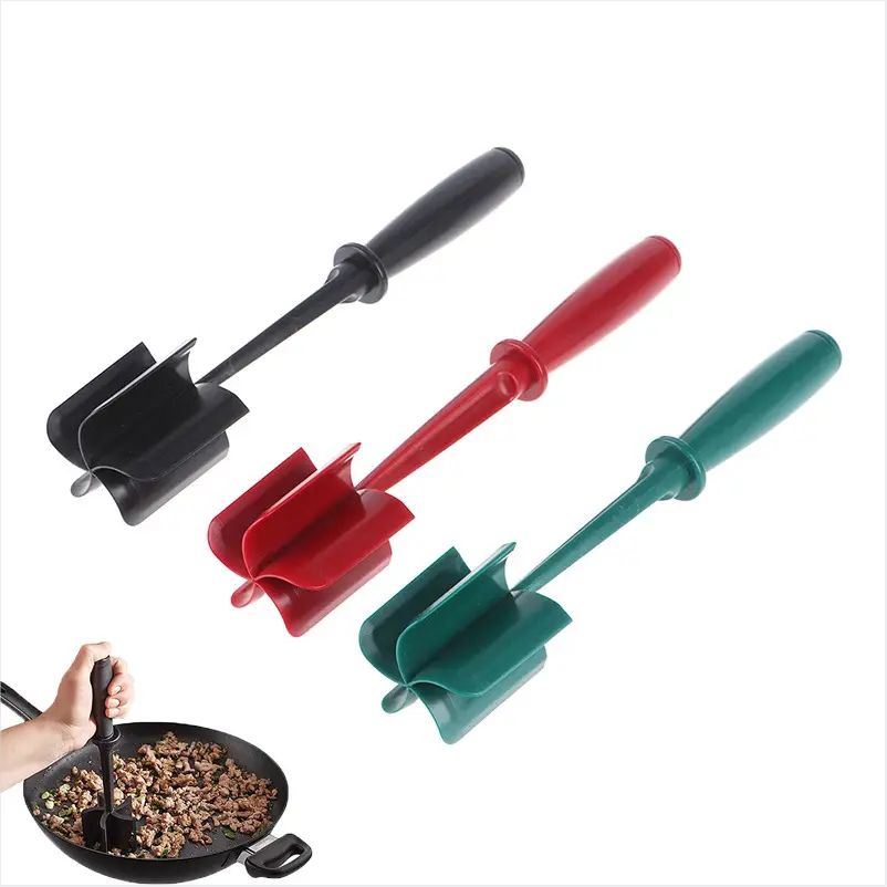 2209041 Kitchen Multi-purpose Ground Meat Chopper Beef Masher Heat Resistant Nylon Cooking Meat Grinder Chopper