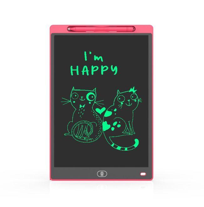 LCD Writing Tablet 8.5 & 12 Inch Electronic Writing Drawing Pads Portable Doodle Board Gifts for Kids Office Memo Home WhiteboardRed