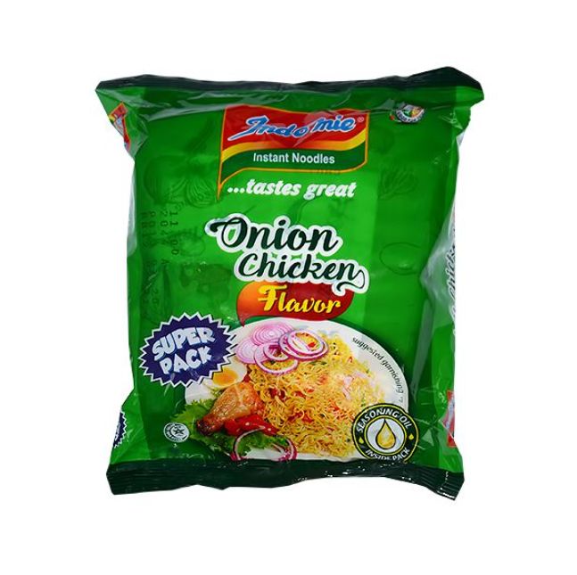  INDOMIE NOODLES ONION CHICKEN FLAVOR SUPER PACK 120g