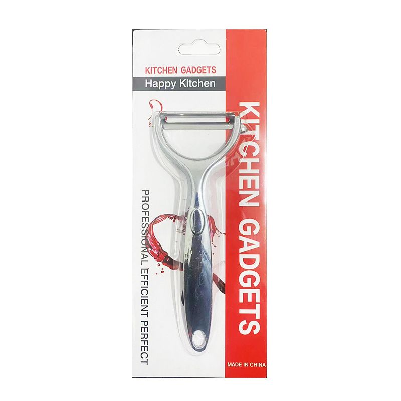Stainless steel peeler, old - style pumpkin peeler, kitchen zinc - alloy fruit and vegetable peeler for household use, skin - scraping knife, peeling knifeFlat mouth