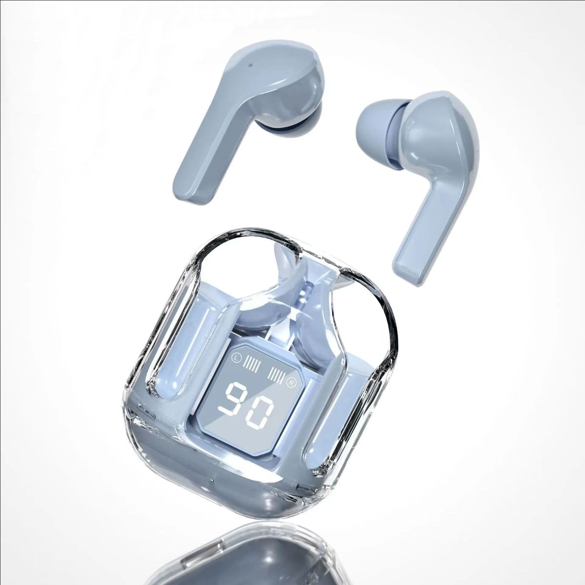 New sports Bluetooth i31 headset with long battery life and transparent generation for Android Apple.blue