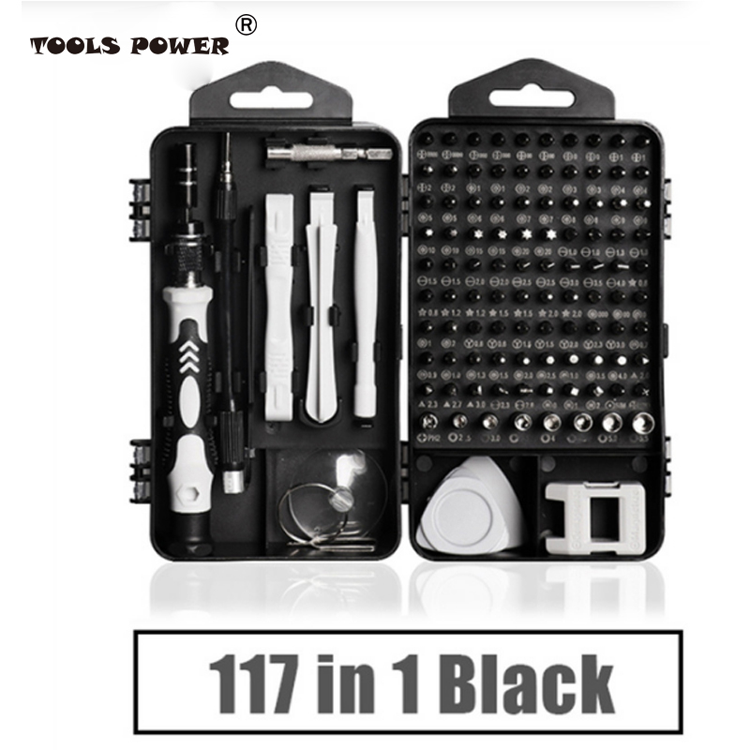 Tools power 117 in 1 Screwdriver Set[Black] 