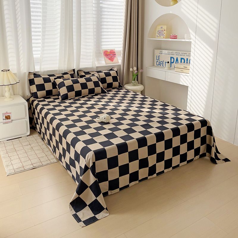 120*230cm ,150*230cm ,180*230cm,220*230cm ,230*250cm Washed cotton brushed bed sheets pillow cases CRRSHOP free shipping Bed cover pillowcase 48 * 74cm